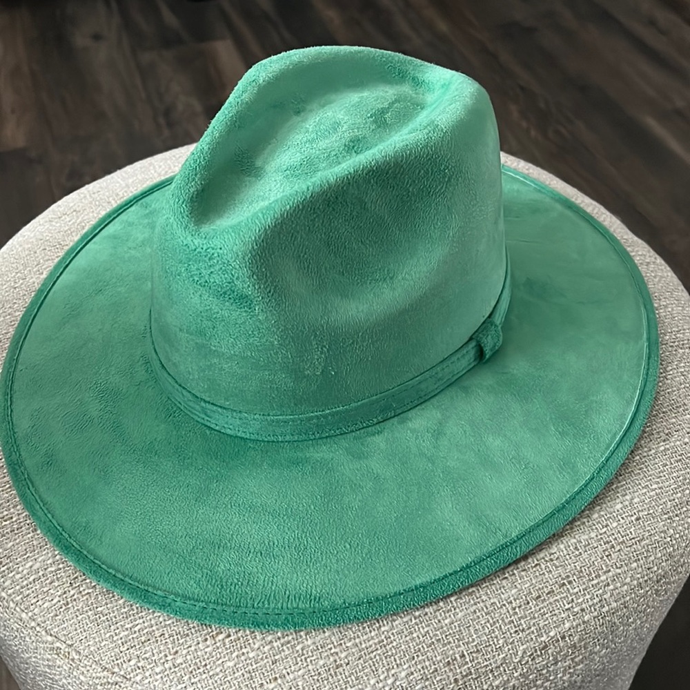 Suede fedora